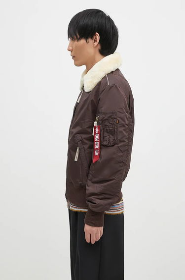 Bomber bunda Alpha Industries Injector III Bomber Jacket Hnedá | 143104, 1