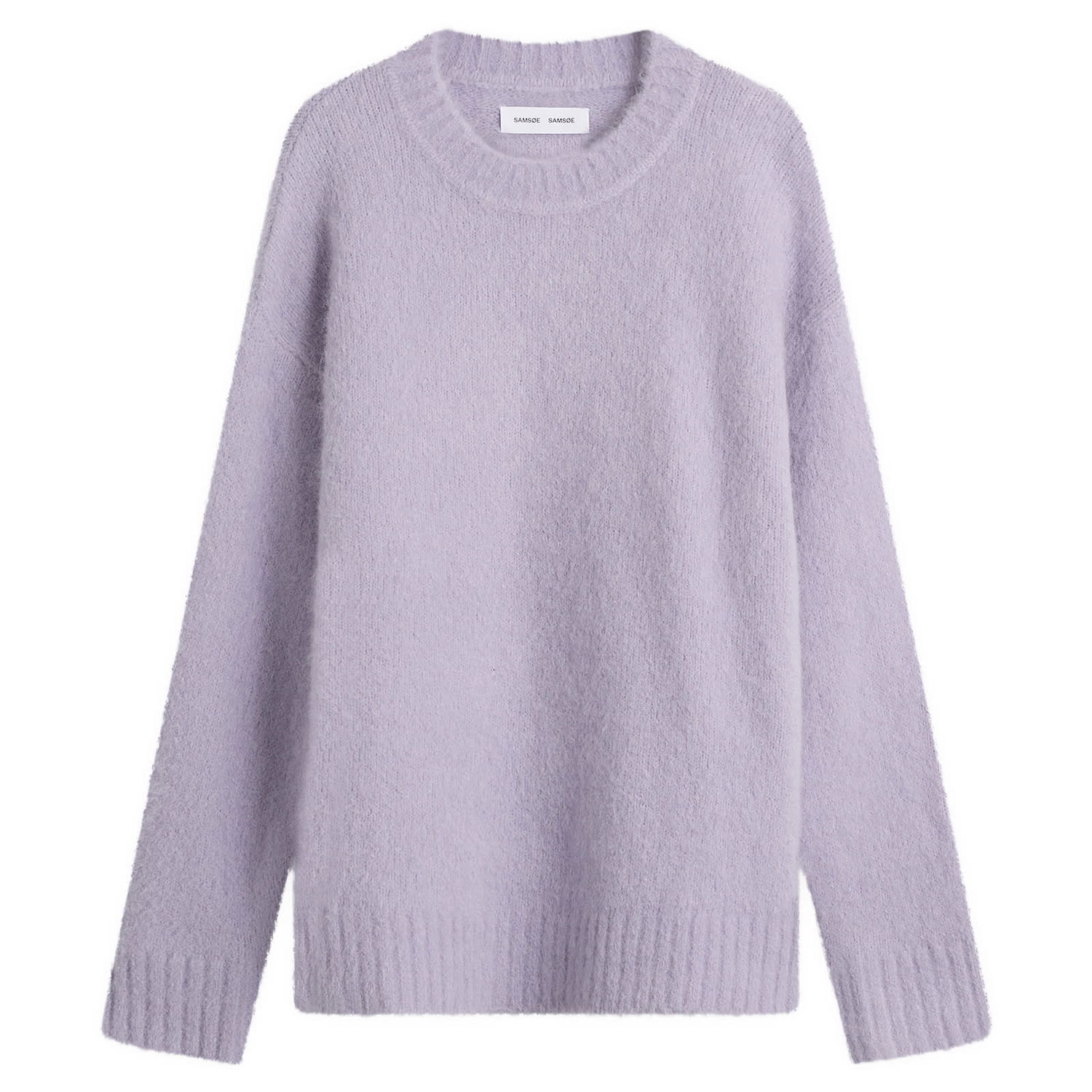 Sveter Samsoe Samsoe Sajeanne Hairy Knit Sweater Fialová | F25300007-163810TCX, 1