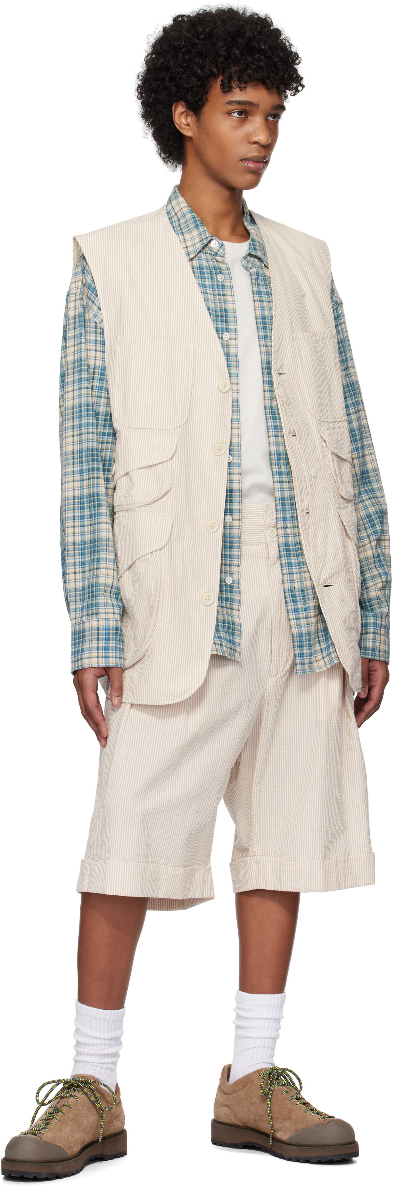 Engineered Garments Gurkha Seersucker Shorts