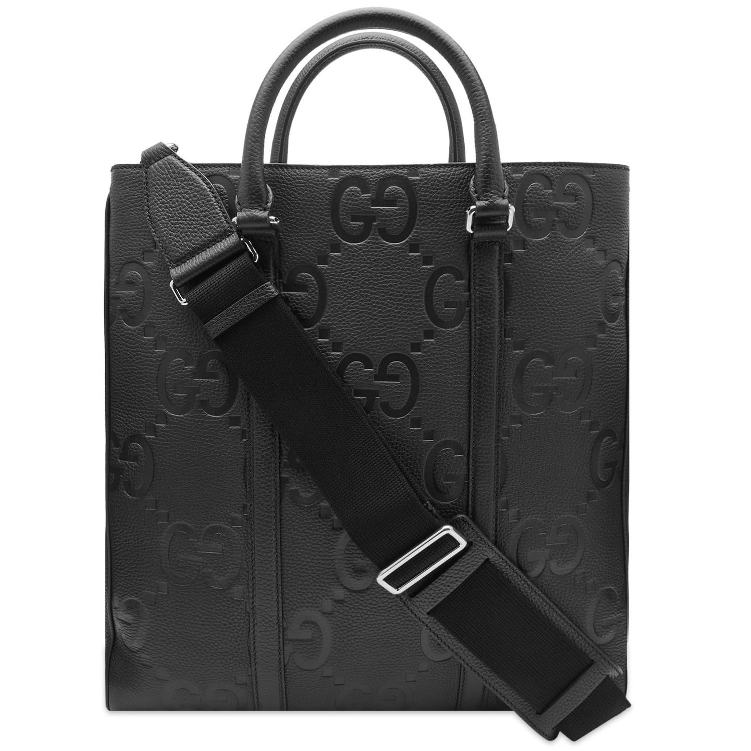 Tote bag Gucci Jumbo GG Leather Tote Bag Čierna | 760233-AABY7-1000, 0