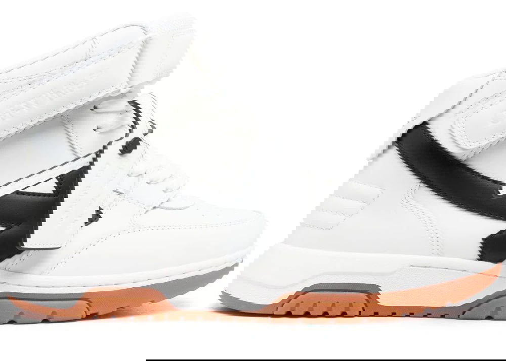 Tenisky a topánky Off-White Out Of Office Mid Top "White Black Gum" Biela | OMIA259F23-LEA003-0110, 0