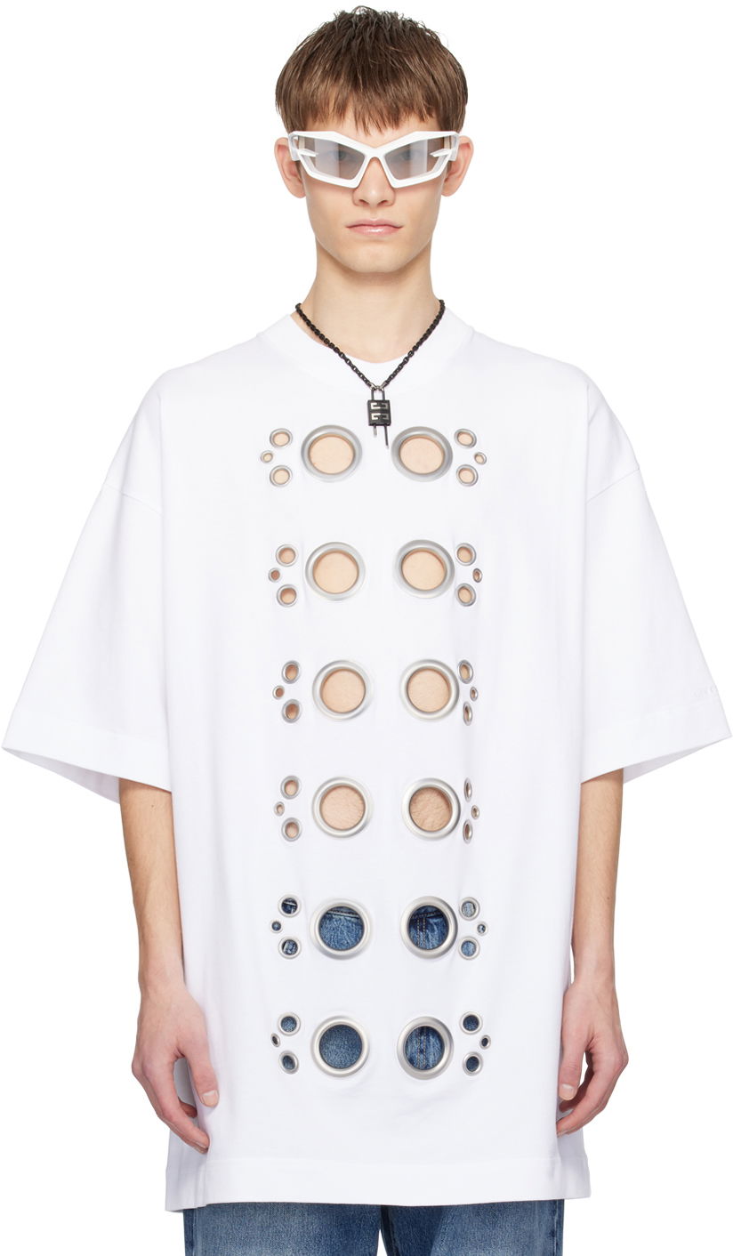 Eyelet Oversized T-Shirt