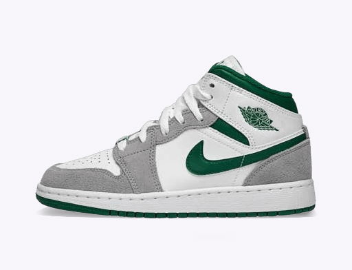 Tenisky a topánky Jordan Air Jordan 1 Mid SE "Grey Pine Green" GS Šedá | DC7248-103