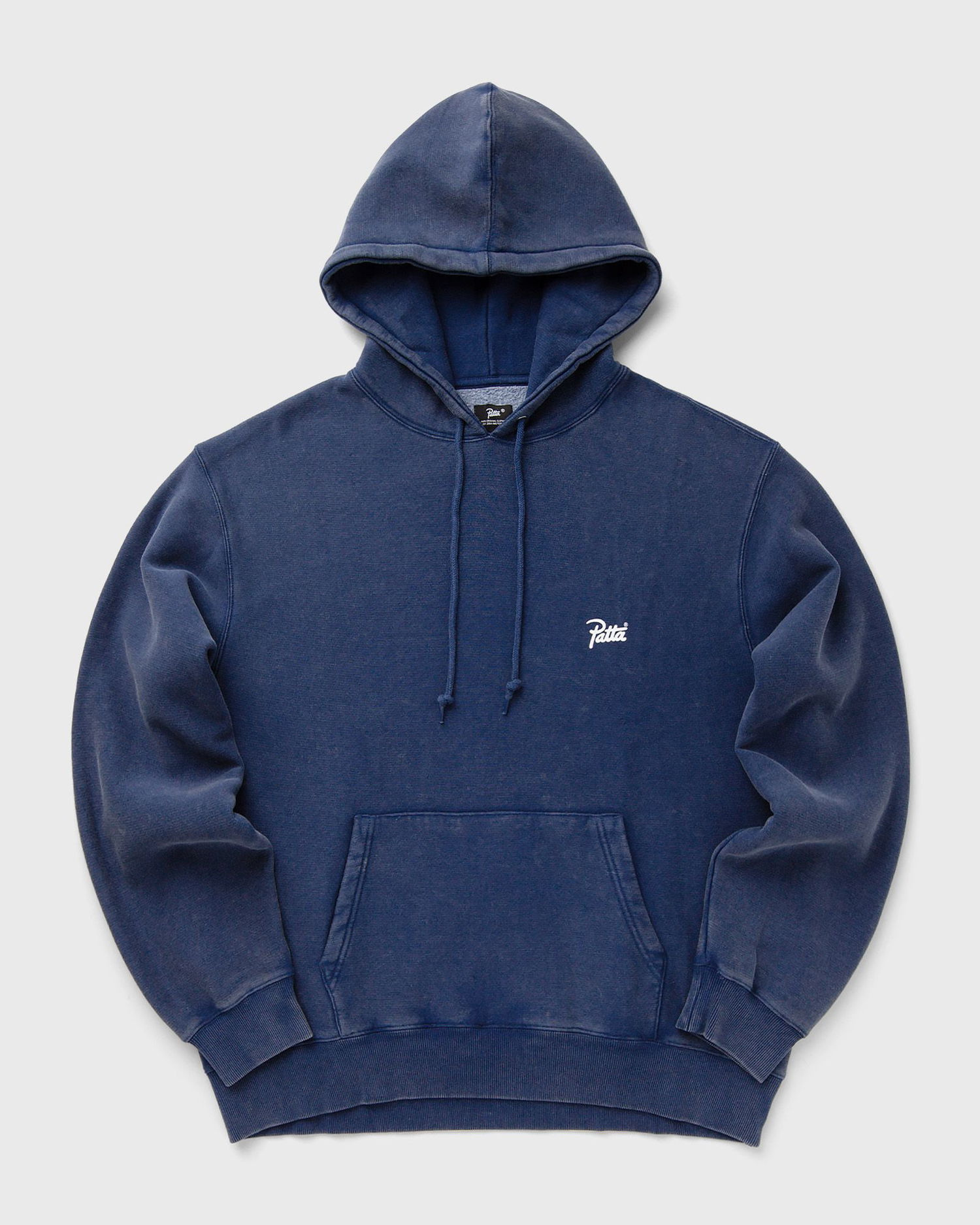 Mikina Patta Classic Acid Washed Hooded Sweater Modrá | POC-AW25-2050-329-0005-204, 1