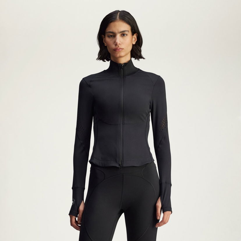 Bunda adidas Performance adidas by Stella McCartney Training Midlayer Čierna | JW4551