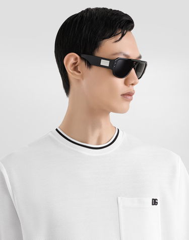 Tričko Dolce & Gabbana Dolce & Gabbana Piqué Pocket T-Shirt Biela | G8ST3ZHU7UTW0800, 3