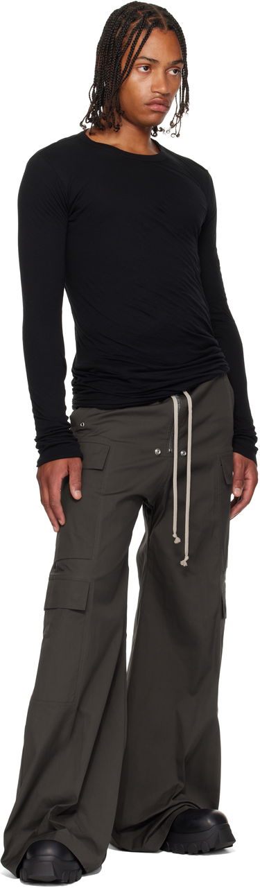 Tričko Rick Owens Rick Owens Concordians Double Long Sleeve T-Shirt Čierna | RU02E1257 UCDB, 3