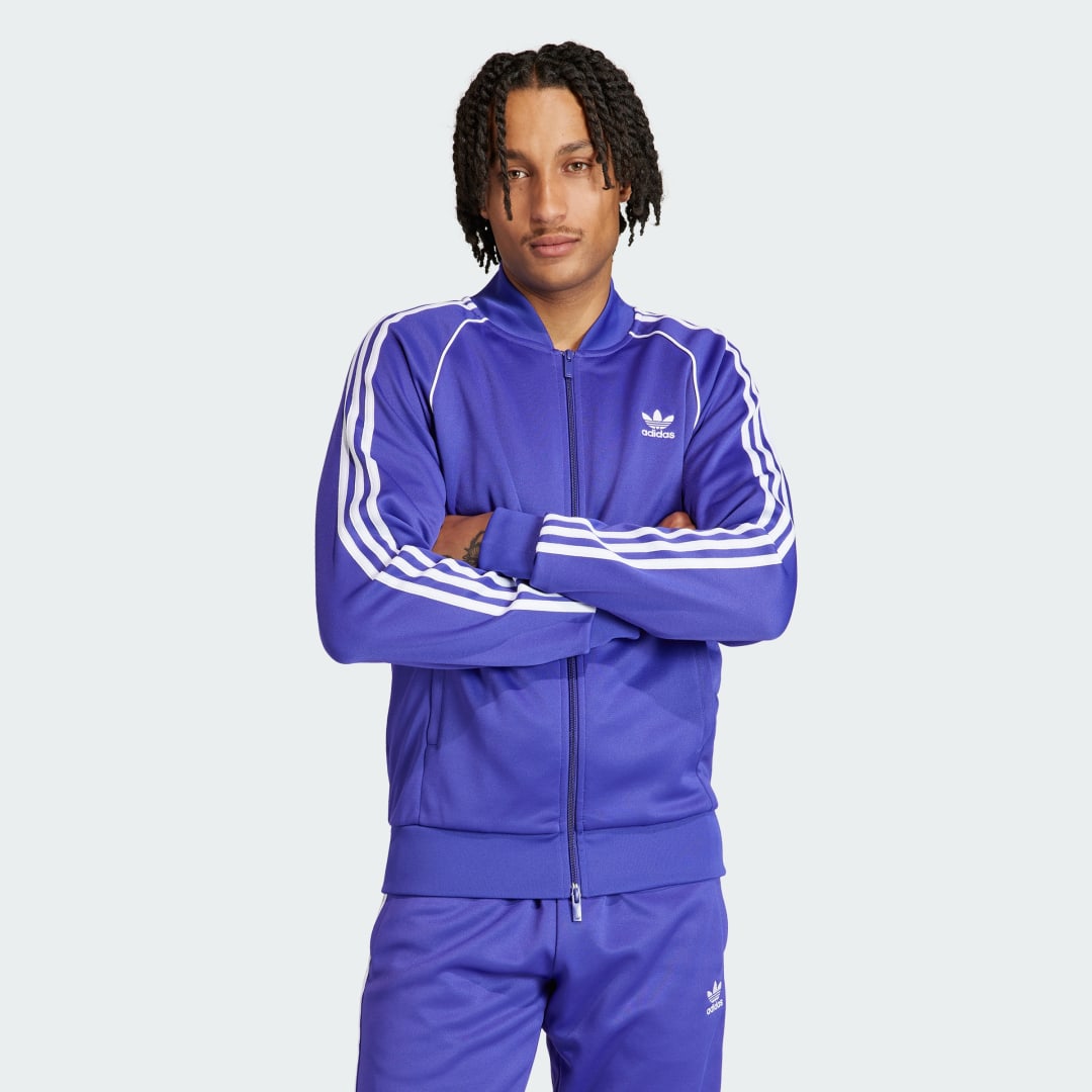 Bunda adidas Originals Adicolor Classics SST Track Jacket Fialová | IR9885, 0