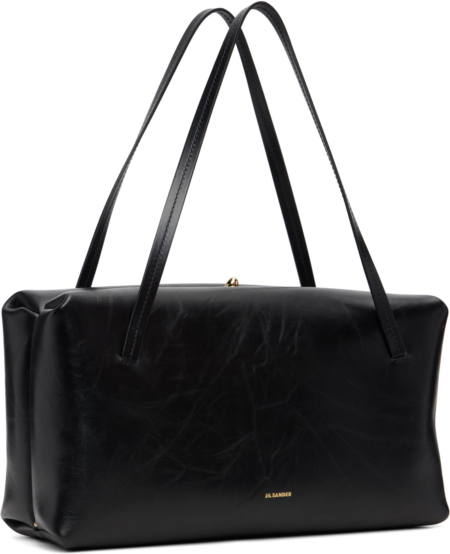 Taška cez rameno Jil Sander Pillow Handle Leather Shoulder Bag Čierna | J08WD0065_P5636, 1