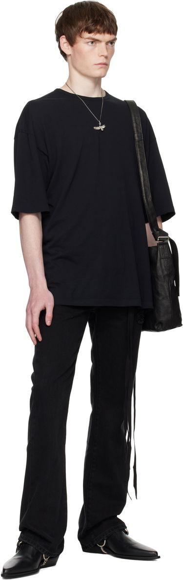 Tričko Ann Demeulemeester Ann Demeulemeester Dieter 'The Dialogue of Another Day' T-Shirt Čierna | B0012880-FA206-099, 3
