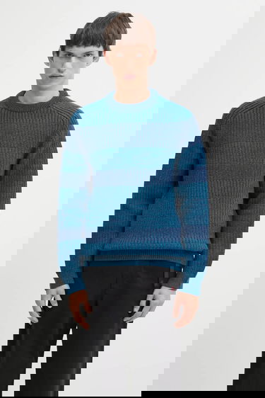 Sveter Barbour Barbour x Paul Smith Saddle Striped Wool Crewneck Sweater Rôznofarebný | MKN1696BU91, 0