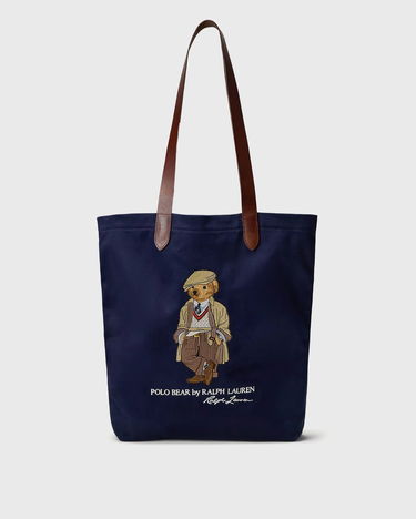 Tote bag Polo by Ralph Lauren Polo Bear Canvas Tote Bag by Ralph Lauren Navy | 405974589001, 0