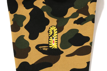 Mikina BAPE 1st Camo 2nd Shark Full Zip Hoodie Žltá | 1J70115006-YEL, 3