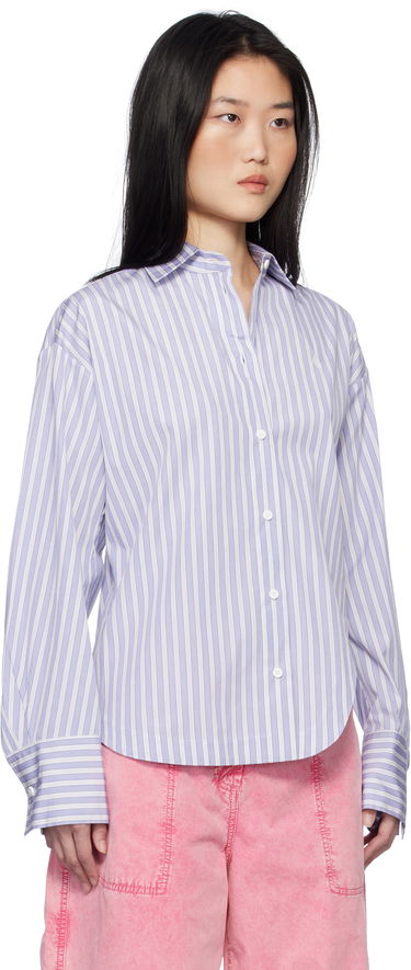Košeľa The Attico Attico Eliza Striped Shirt Fialová | 250WCH00014 CCC051AA, 1