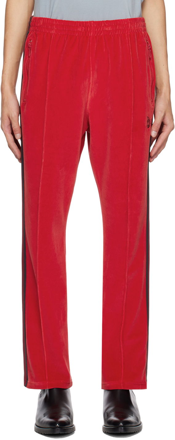 Tepláky Needles Narrow Track Pants Červená | NS253, 0