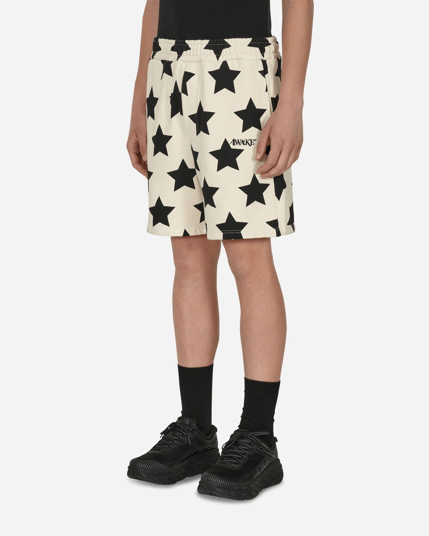 Šortky Awake NY Star Printed Sweatshorts Biela | AWK-SP22-SH001 IVORYBLACK, 1