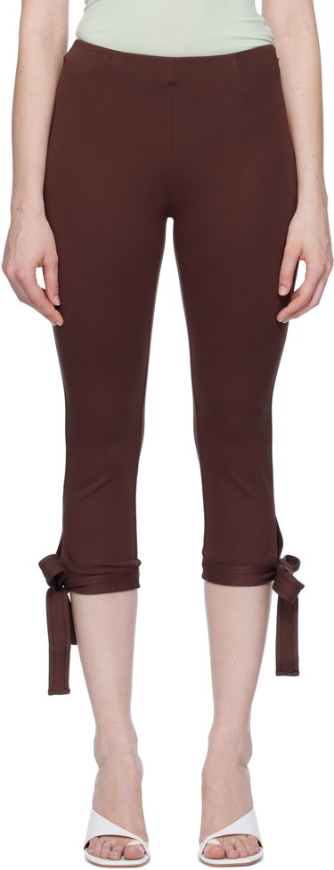Legíny Miaou Miaou Emma Capri Short Leggings Hnedá | 1052PONCHO, 0