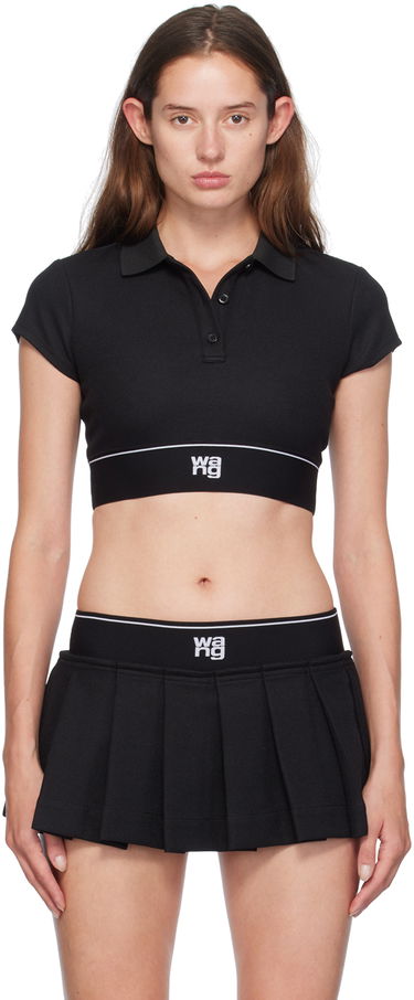 Sukňa Alexander Wang Alexander Wang Cheerleader Cropped Polo Čierna | 4CC3241497, 0