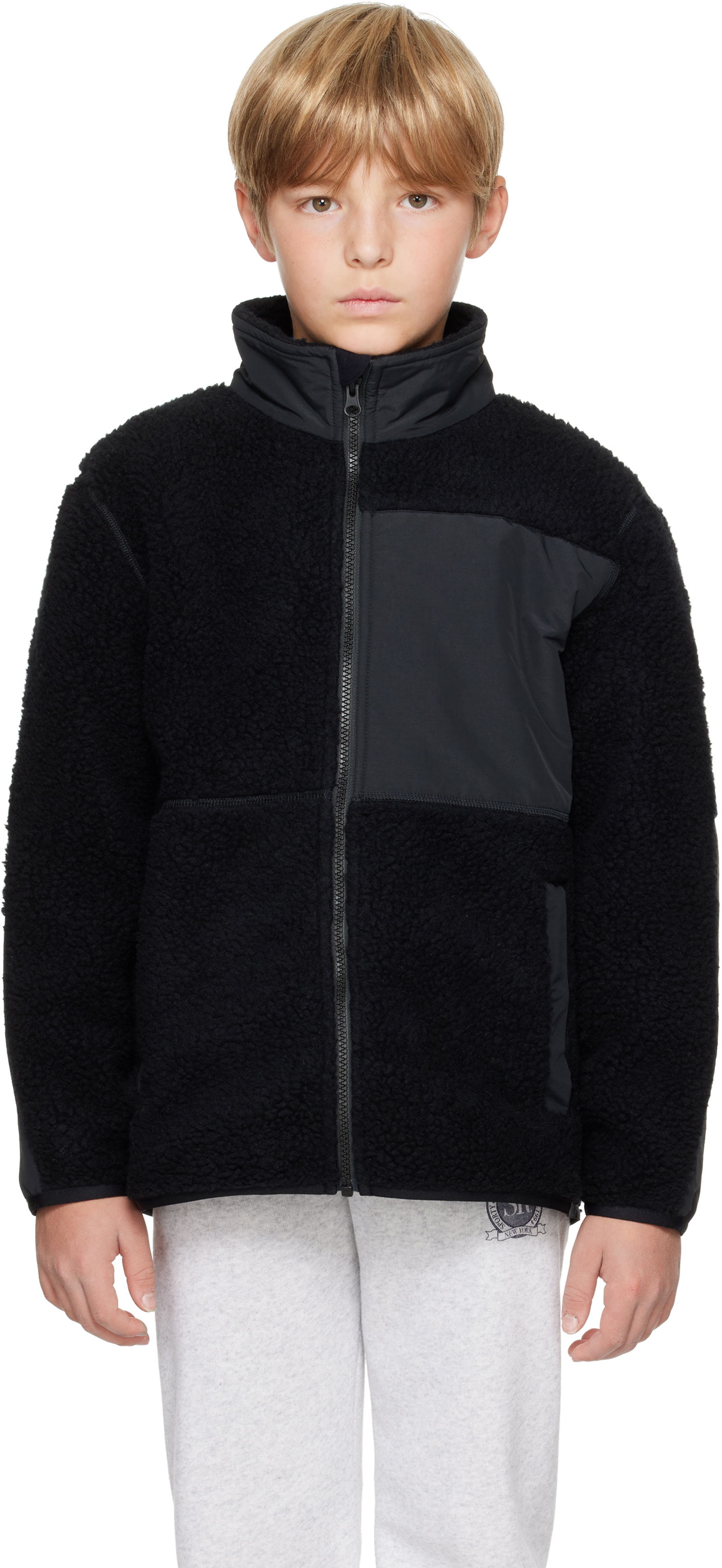 Bunda Canada Goose Kids' Simcoe Zip-Up Fleece Sweater Čierna | 7083Y, 0