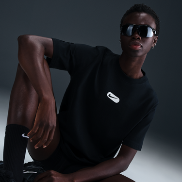 Tričko Nike Sportswear Club Short-Sleeve T-Shirt Čierna | HQ1698-010, 3