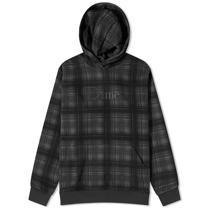 Mikina Dime Plaid Hoodie Čierna | DIMEHO7-BLK