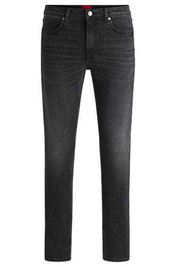 Džínsy BOSS Extra-Slim Fit Stretch Denim Jeans Čierna | 50530591, 0