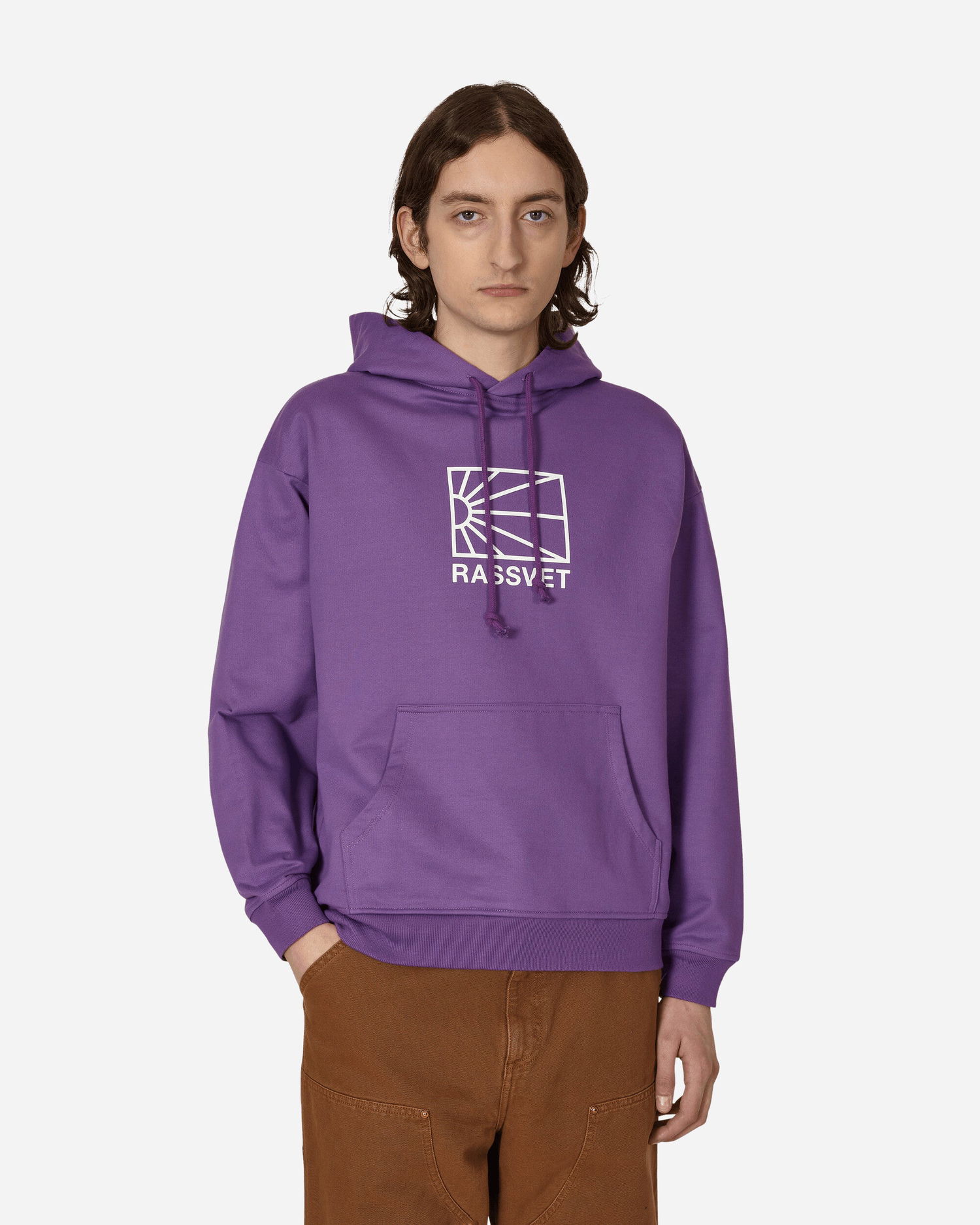 Mikina PACCBET Logo Hooded Sweatshirt Fialová | PACC12T025 2, 0