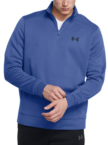 Mikina Under Armour Fleece 1/4 Zip Sweatshirt Modrá | 1373358-432, 0
