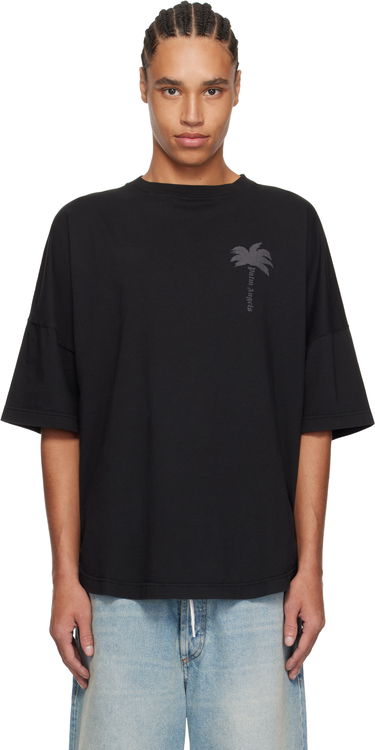 Tričko Palm Angels Palm Angels Palms Over T-Shirt Čierna | PMAA002S25JER0041313, 0