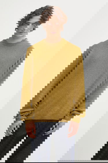 Sveter Carhartt WIP Wool Blend Sweater Alten Žltá | I033917.E5XX, 0