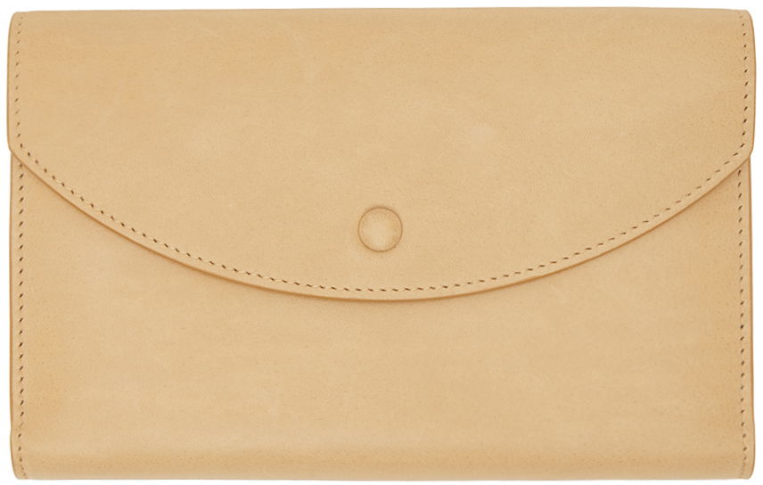 Peňaženka The Row Leather Envelope Wallet Béžová | W1677-L72, 0