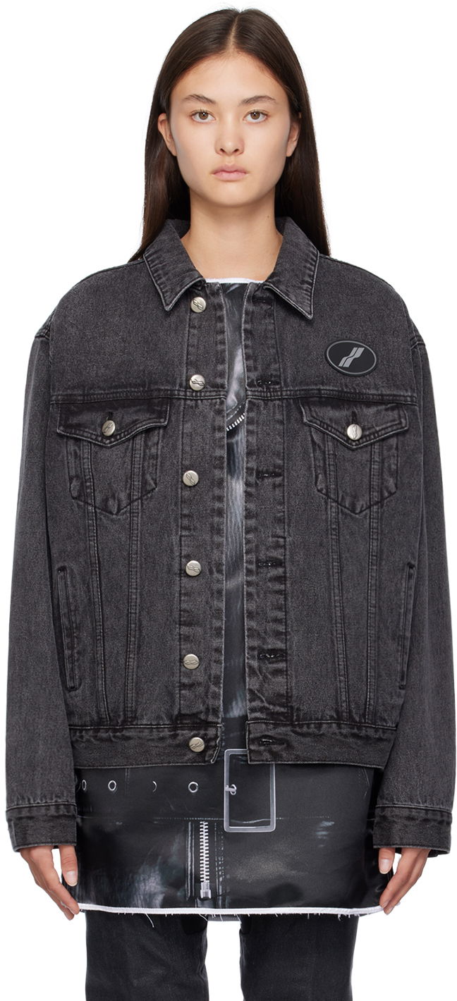 Bunda We11done We11done Faded Denim Jacket Čierna | WD-DJ4-20-017-U-WB, 0
