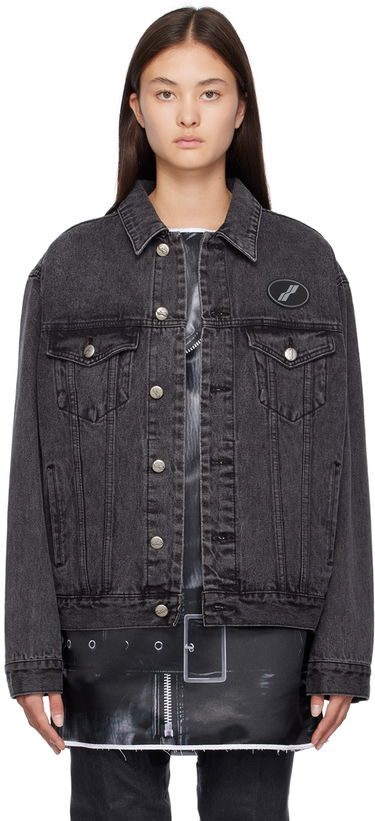 Bunda We11done We11done Faded Denim Jacket Čierna | WD-DJ4-20-017-U-WB, 0