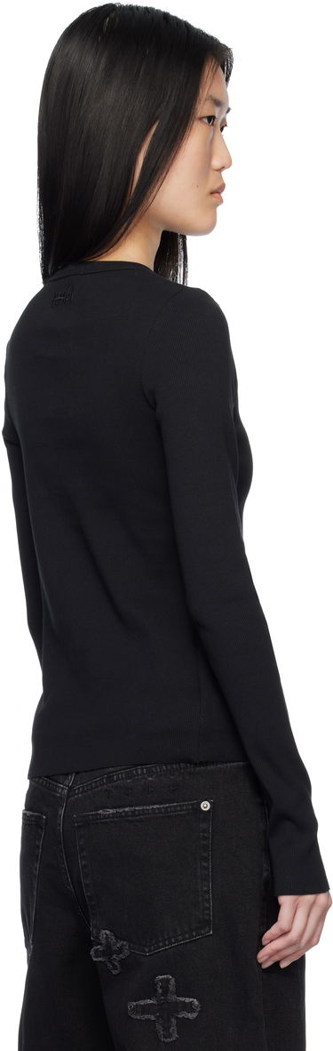 Sveter Ksubi Ksubi Rework Long Sleeve Top Čierna | WPS25FT008, 2