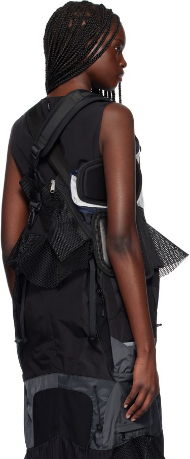 Vesta Junya Watanabe Junya Watanabe Komine Protector Paneled Vest Čierna | JO-V002-S25, 2