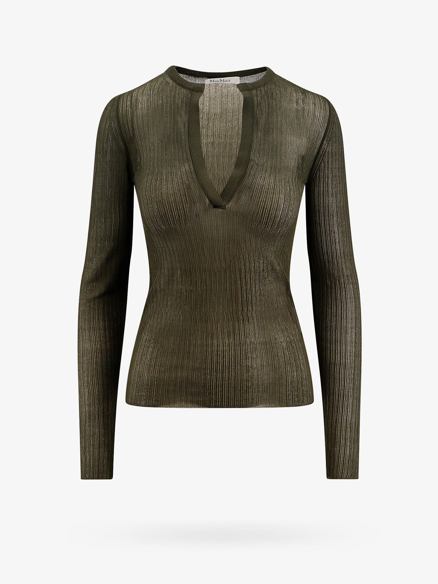 Košeľa Max Mara Ribbed Knit Top Zelené | 2411361053600005, 0