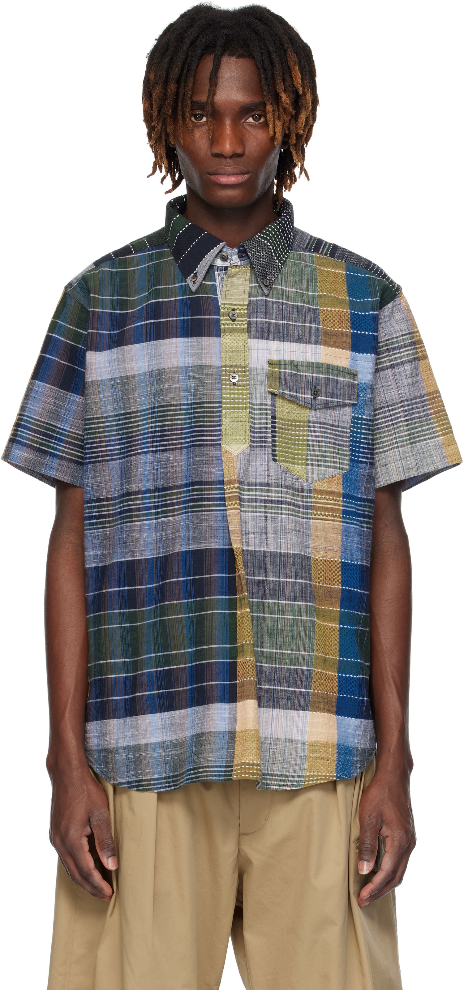 Košeľa Engineered Garments Engineered Garments Popover BD Shirt Rôznofarebný | 25S1A003, 0