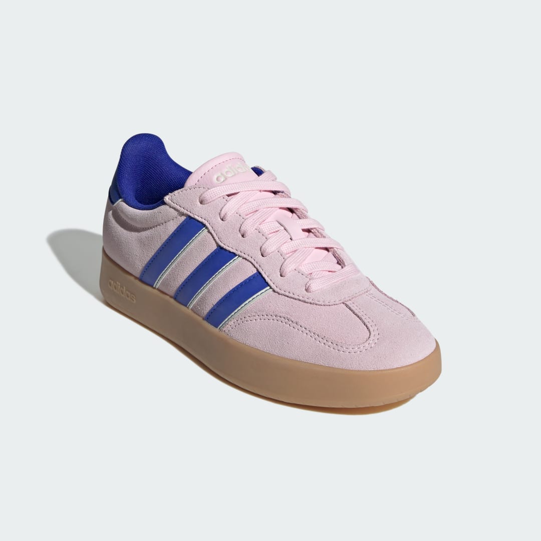 Barreda Pink And Blue Suede