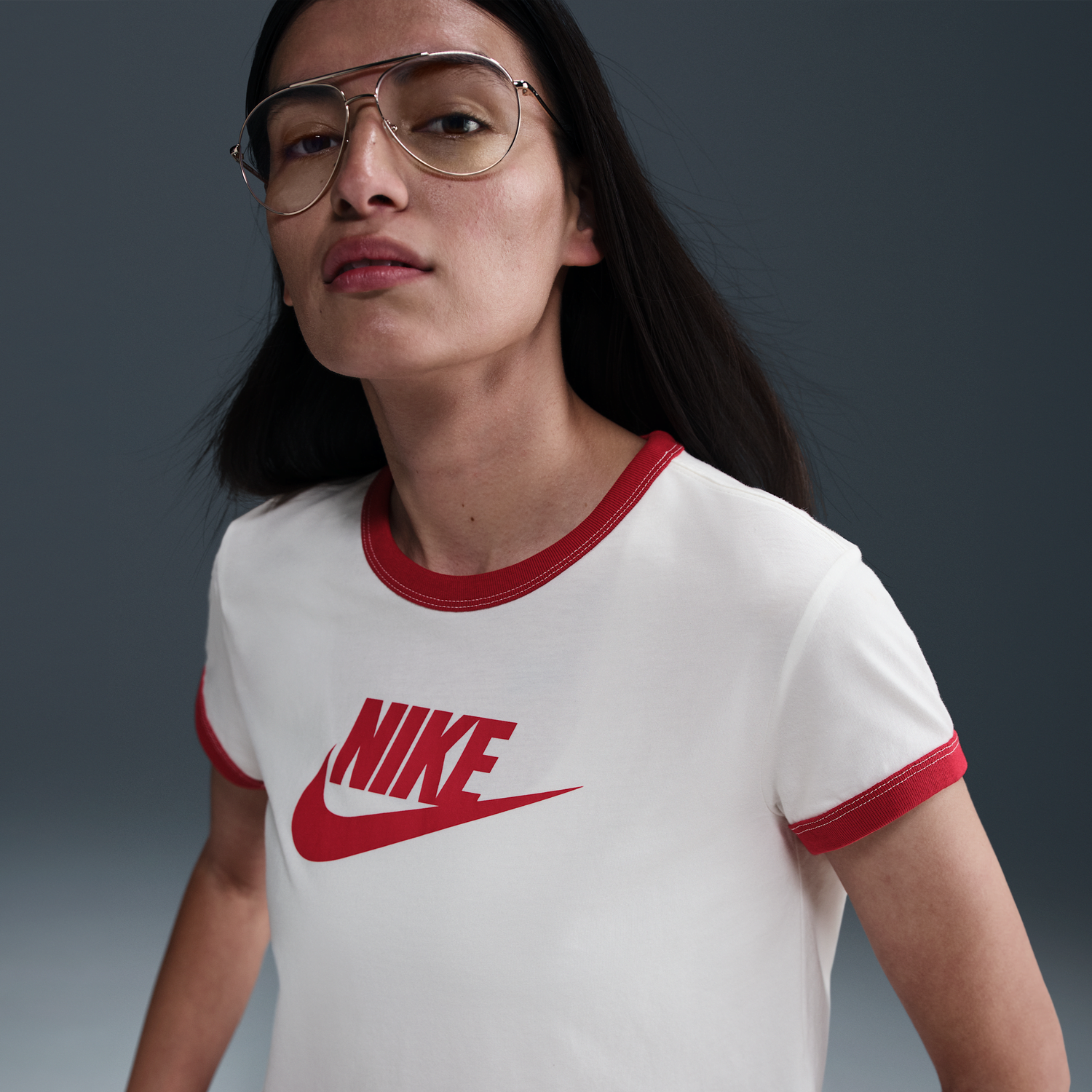 Tričko Nike Sportswear Ringer Short Sleeve T-Shirt Biela | IF4072-133, 0