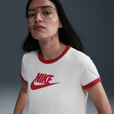 Tričko Nike Sportswear Ringer Short Sleeve T-Shirt Biela | IF4072-133, 0