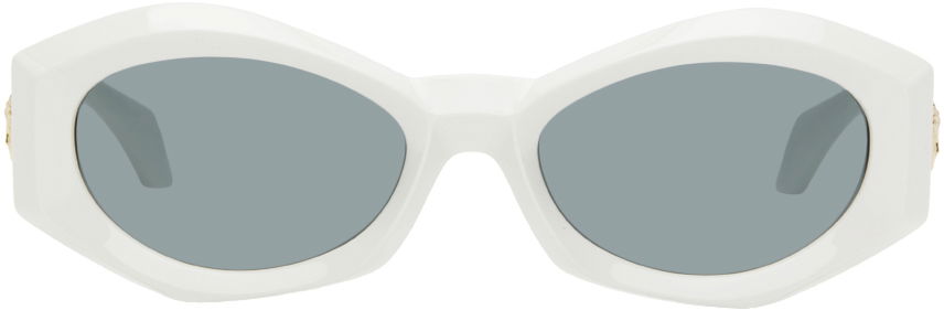 Slnečné okuliare Versace Oval Sunglasses Biela | 0VE4466U 8056262014059, 0