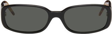 Slnečné okuliare Casablanca Slim Square-Frame Tortoiseshell Temples Čierna | EW-078-01, 0
