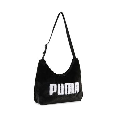 Kabelka Puma Faux Fur Slouchy Hobo Bag 5.5 l Čierna | 091869_01, 0