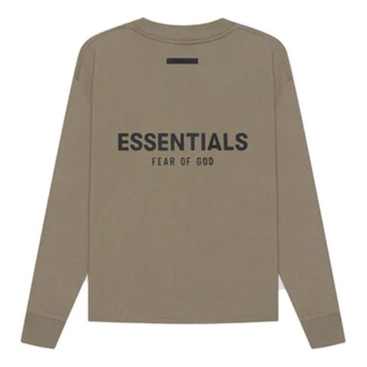 Tričko Fear of God Essentials Long Sleeve T-Shirt Zelené | FOG-SS21-558