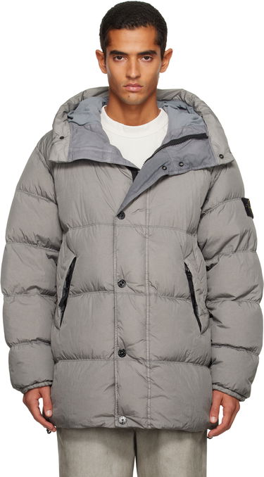 Bunda Stone Island Stone Island Crinkle Reps NY Down Jacket Šedá | K2S15 4100012 S0A23, 0