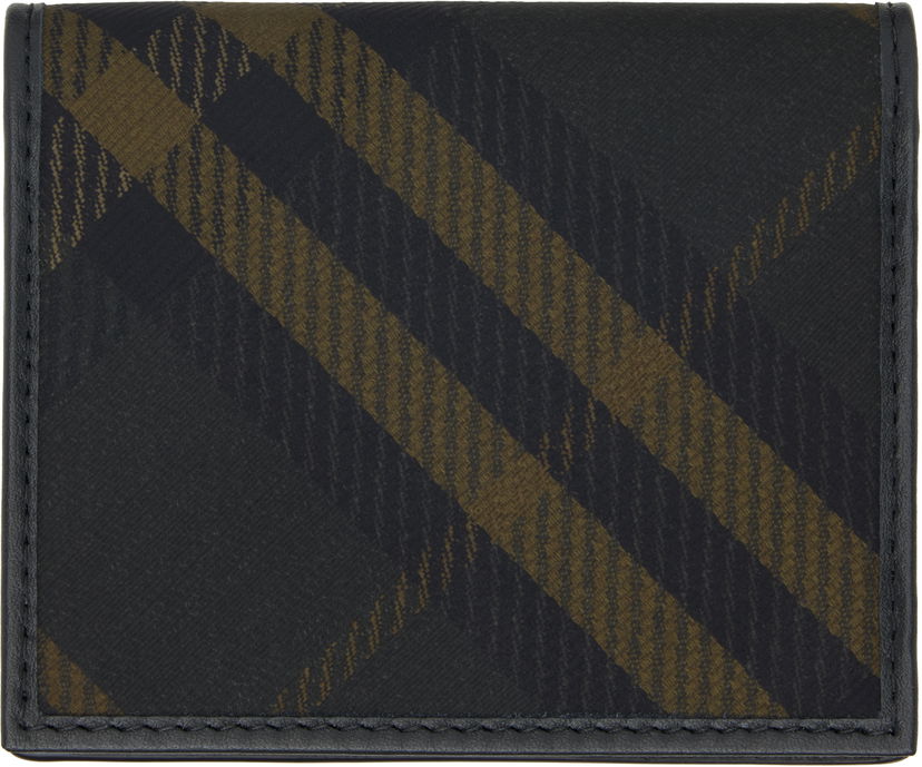 Peňaženka Burberry Check Coin Card Holder Zelené | 8098460