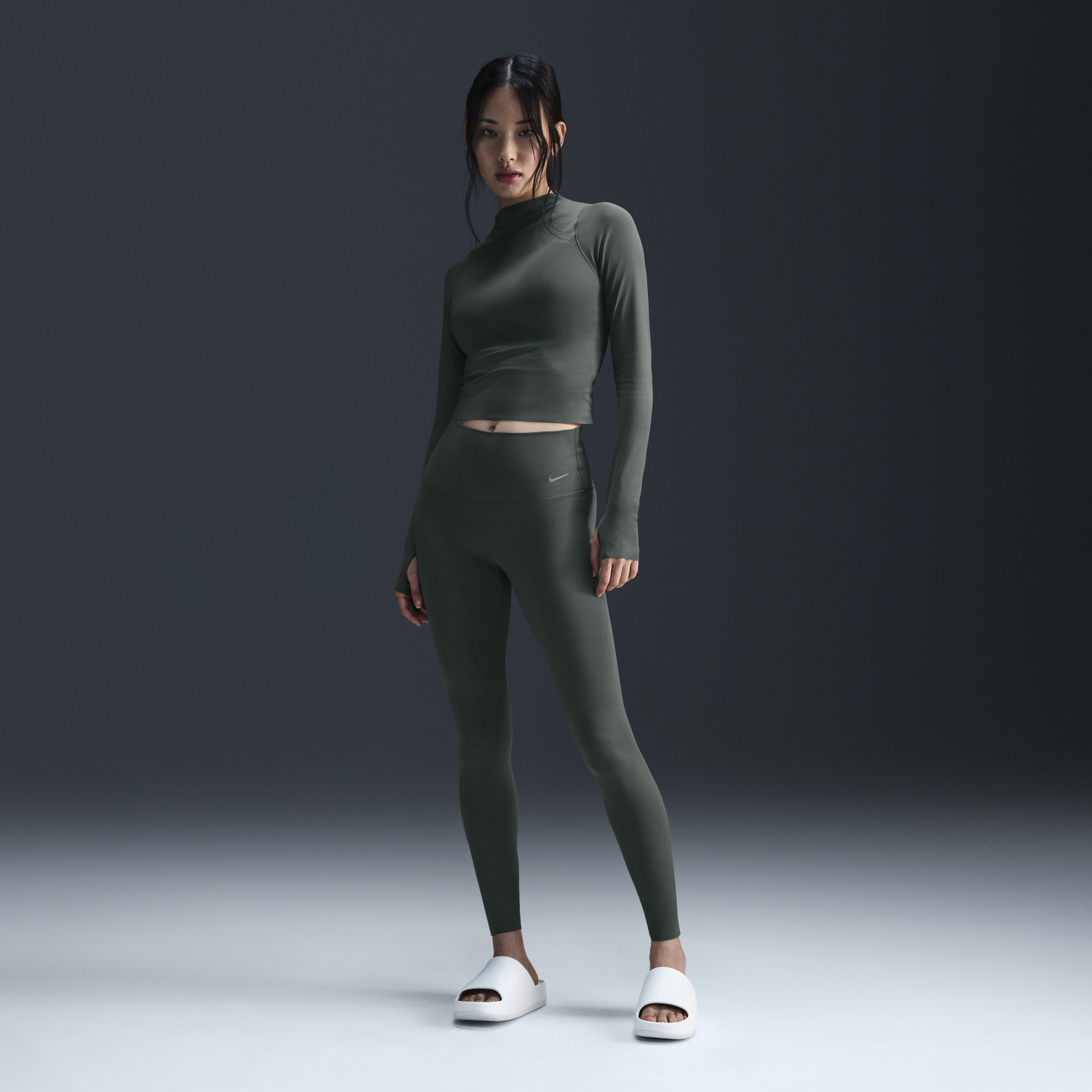 Legíny Nike Leggings High Waist Zelené | DQ6013-338, 0