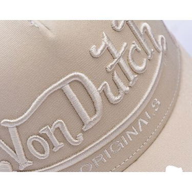 Šiltovka Von Dutch Von Dutch Trucker Riverside Twill Cap Béžová | VD-7030854, 4
