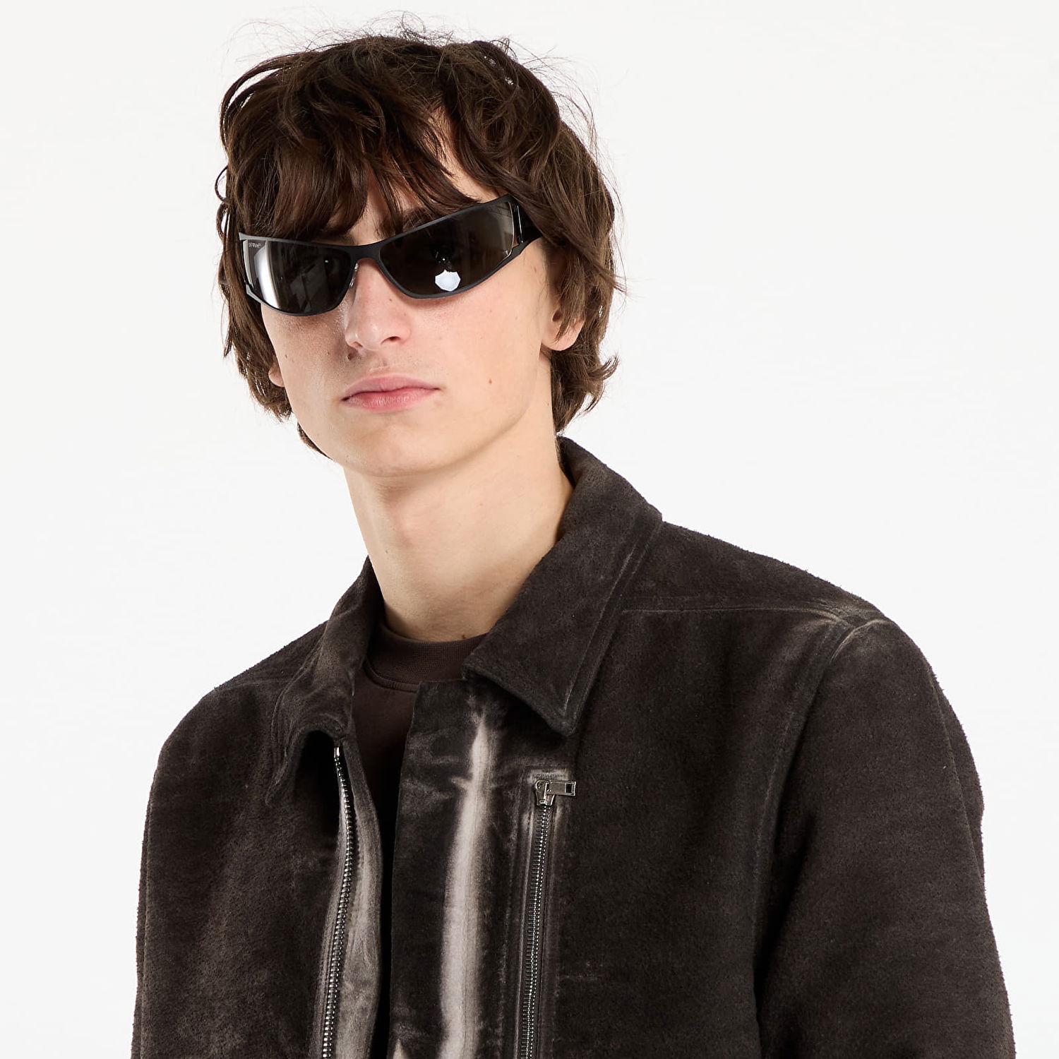 Bunda Rick Owens Rick Owens DRKSHDW Concealed Zipfront Jacket Hnedá | DU02E7775 BMO 78, 1