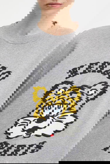 Mikina KENZO Kenzo x Verdy Printed Cotton Sweatshirt Šedá | FF58SW2394MF.94, 7